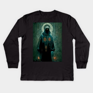 Eldritch Cult Member Kids Long Sleeve T-Shirt